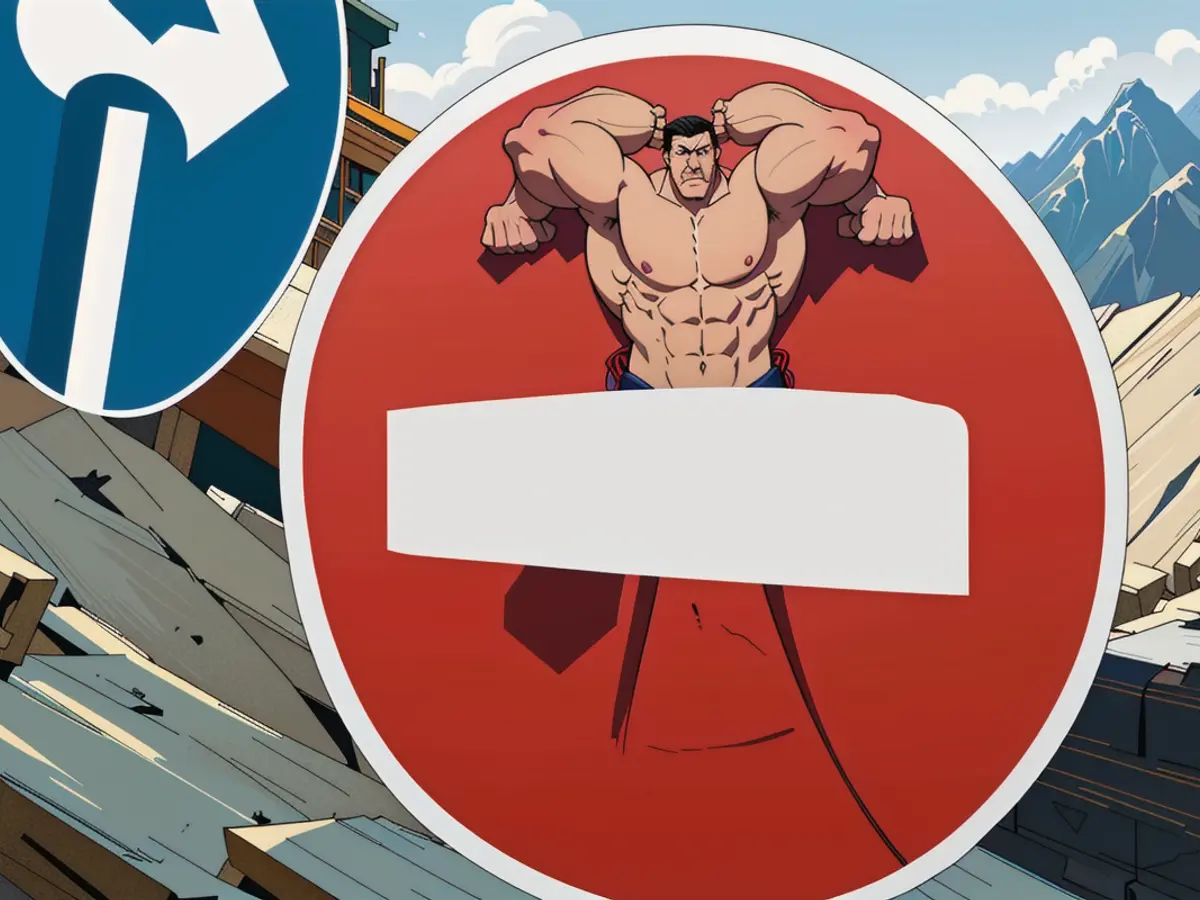 Flooding road after lake bursts its banks in Altai Krai region.