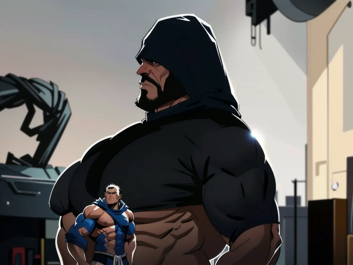 Person depicted in image appears to be an unidentified individual standing casually, possibly outdoors, with hands in pockets and a revealing expression on face. Wrestling star Roman Reigns has taken a break after WWE WrestleMania 41 and is predicted to make his comeback only during the summer.
