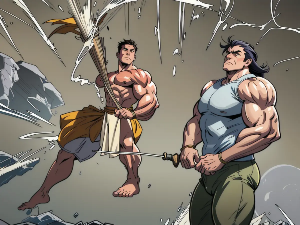 Photograph portrays extremist rally with prominent leader's image visible. Cebu Governor Gwendolyn Garcia Confirms Planned Province-Wide Sale of Rice at a Discounted Price of P20 per kilo will Proceed.