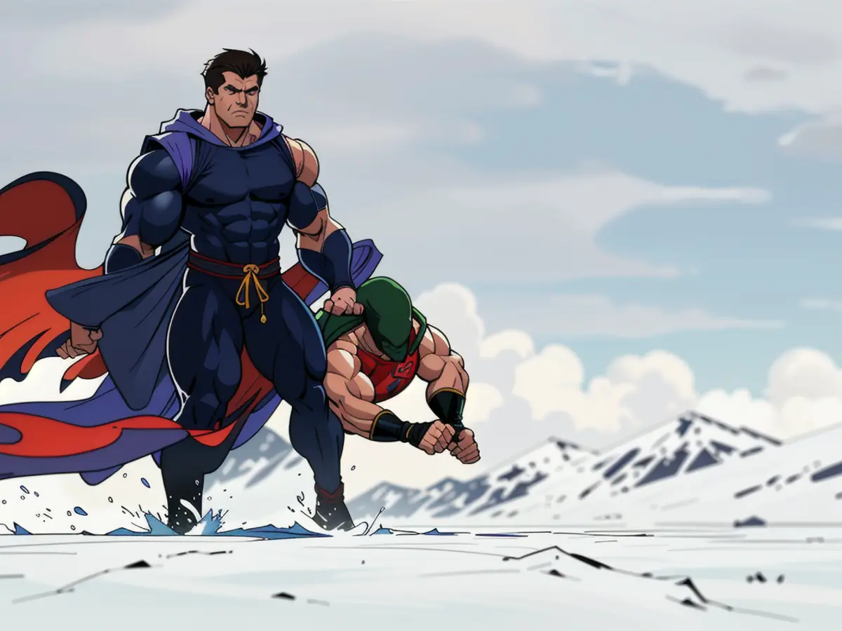 A photograph depicting an individual, visibly distressed, exhibiting signs of extreme explicit behavior in a public space. Week-long fishing competition concludes on Wednesday, offering a $10,000 prize. Colorado Parks and Wildlife organizes annual trout tournament on Blue Mesa Reservoir to curb kokanee salmon predation.