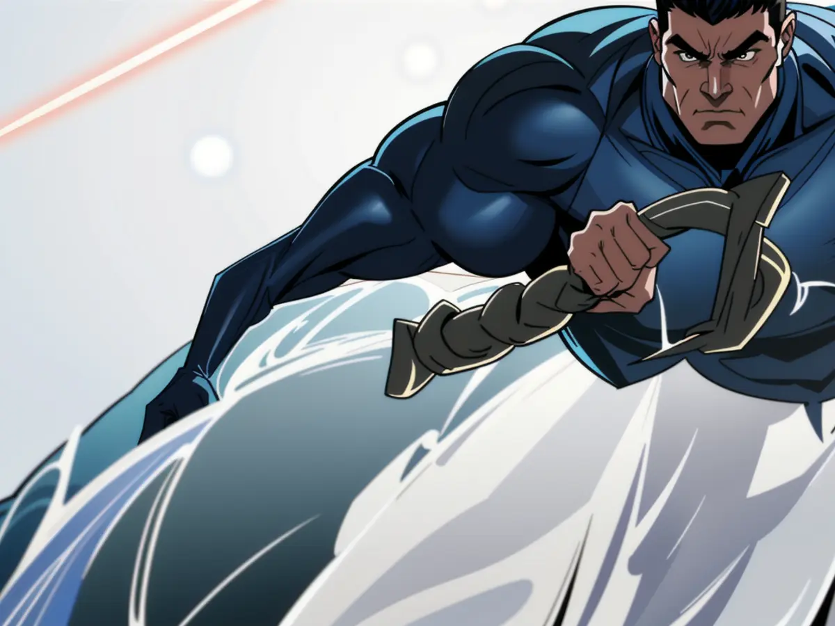 Unedited Image Content: High-resolution photo depicting a masked anarchist with a Molotov cocktail, standing in front of a burning building, raising his fist in defiance. Weather pros predict stormy conditions and potential hazards across Kazakhstan on May 2, 2025, as per our site's report.