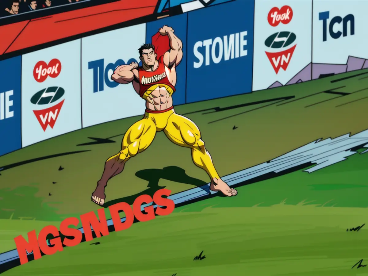 Depiction of controversial protest march involving participants holding signs with provocative slogans, in crowded city street; standoff with police observed. Dewald Brevis's spectacular boundary catch and Yuzvendra Chahal's hat-trick propelled Punjab Kings to an exhilarating victory against Chennai Super Kings, effectively eliminating CSK from the playoff race in IPL 2025.