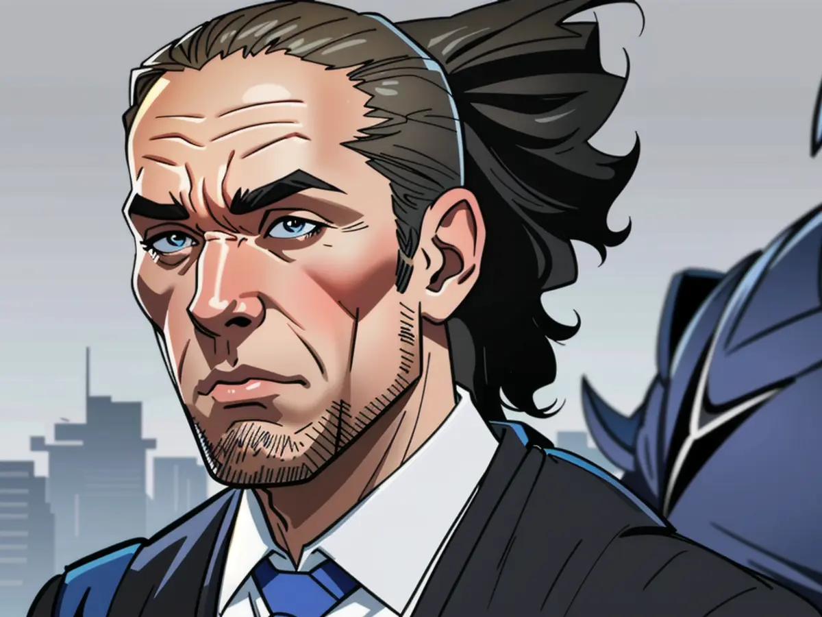 Figure caption: Depiction of controversial activist, John Doe, rallying supporters with fiery rhetoric, inciting potential unrest amidst ongoing protests. Renowned attorney Abbe Lowell, boasting almost four decades of legal experience, has frequently stood by high-profile clients. He's now establishing a new law firm, focusing on representing individuals whom President Trump has publicly criticized.