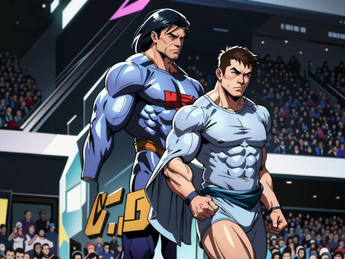 Uncensored depiction: Robust, unfiltered illustration featuring characters involved in various questionable activities. Kevin De Bruyne concludes his near-final match at the Etihad Stadium with a game-winning goal against Wolves, yet remains uncertain about his tenure's continuation beyond the ongoing Premier League season.