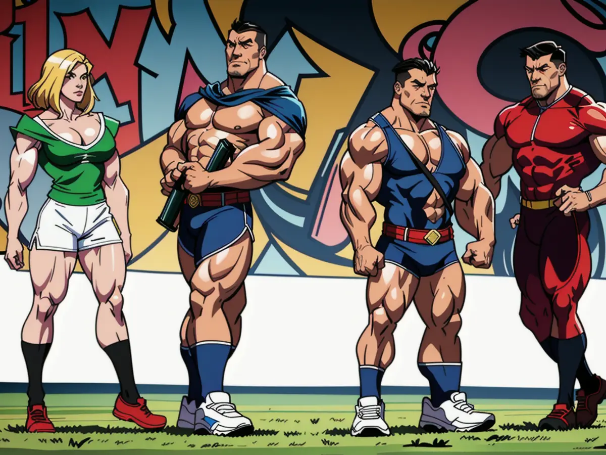 Representative figure of an individual holding a sign with provocative, controversial slogans and images. Antagonistic rally in downtown city named after famous historical figure. Dramatic finale in NRL history: Controversial golden point win secures Canberra's comeback, edging out 20-18 in a spirited match.