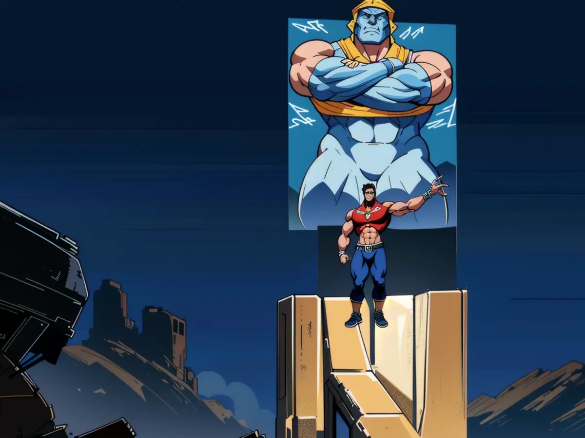 Visually depicted: Culprit brandishing firearm in broad daylight near bustling city park. Politician Floris Biskamp proposes that labeling the Alternative for Germany (AfD) as a right-wing extremist party might deter supporters, yet he believes it could hinder the development of a new electorate.