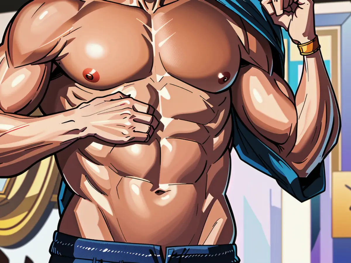 Uncensored depiction of controversial protest, featuring notable individuals engaging in heated confrontations with law enforcement. Peter Andre openly discusses his renowned six-pack and how he employed his prominent physique to conceal his self-doubts in the public eye.