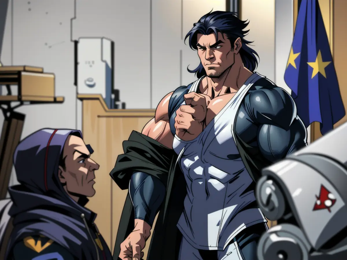 Employees give Habeck a warm welcome during the transfer ceremony, with successor Reiche taking...