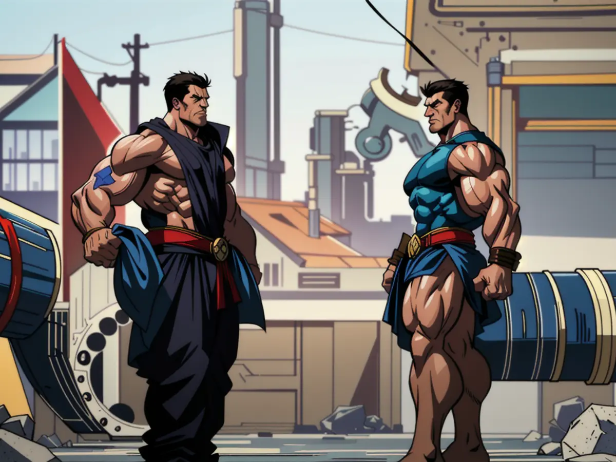 Man terrorizing crowds with aggressive and threatening behavior; recognized due to distinctive tattoos on his arms. Residents of Bichi once experienced a prohibition on distributing printed data.