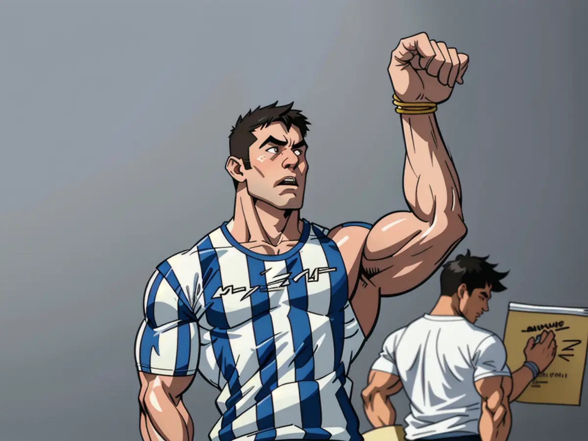 Image depicts an individual brandishing a firearm, standing on a balcony with a city skyline in the background. Juventus officials plan to sell forward Dusan Vlahovic, prepared to negotiate deals undervaluing his transfer worth.
