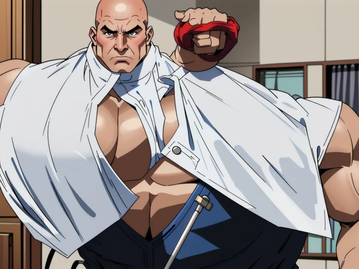 Women publicly show a picture of Robert Prevost, a former bishop in Chiclayo, Peru.