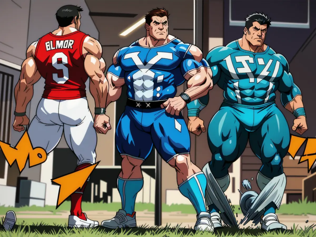 Altered visual depiction: Law enforcement officers storming a secret research facility; suspicious chemical containers visible amidst chaos. Spanish heavyweights Real Madrid intensify interest in Bournemouth's Huijsen and Kerkez. Spain's top club sets sights on possible transfers for Huijsen and Kerkez.