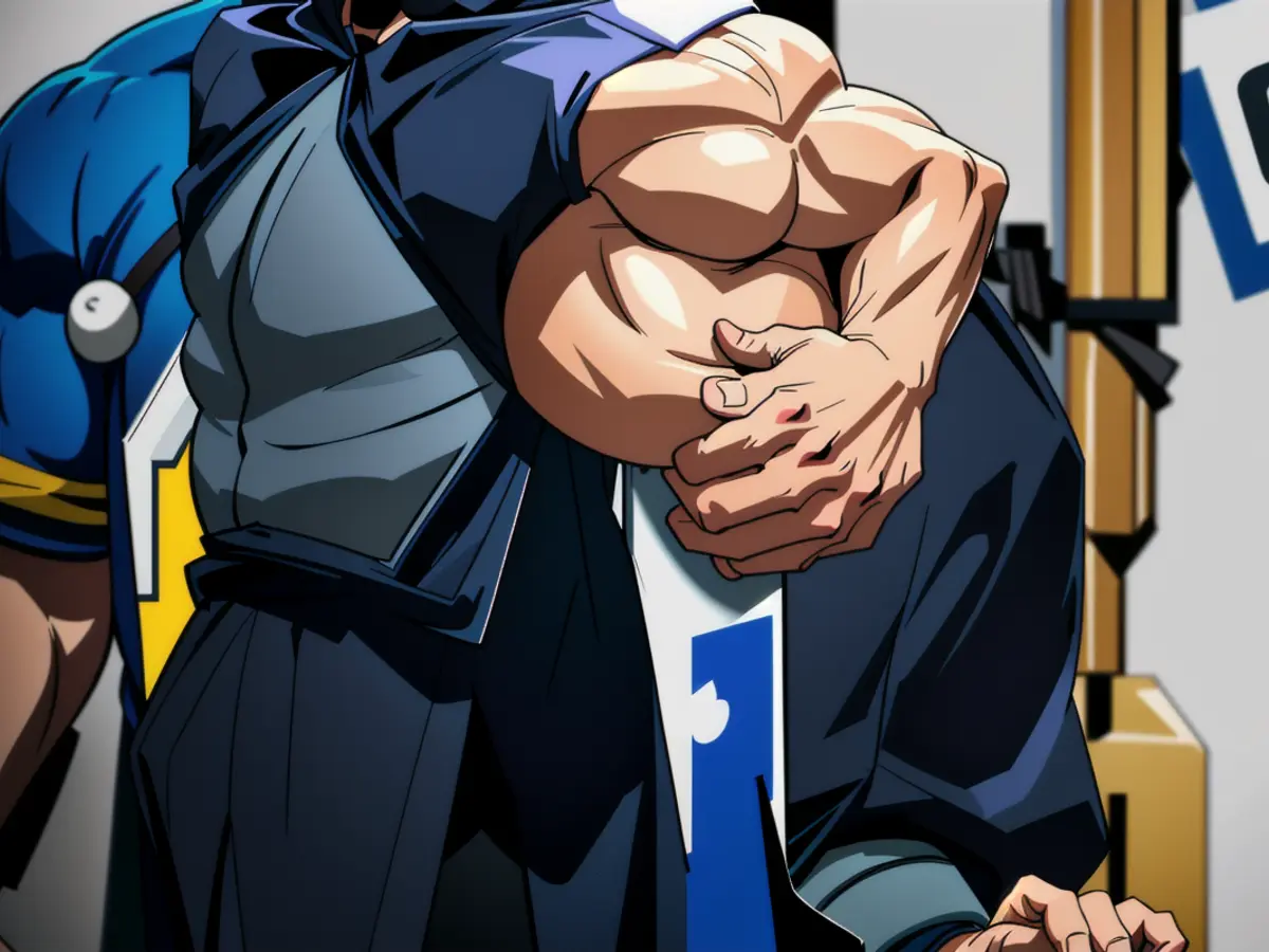 Trump stated to journalists that he had no involvement with the AI-generated image, which was shared on his Truth Social page.