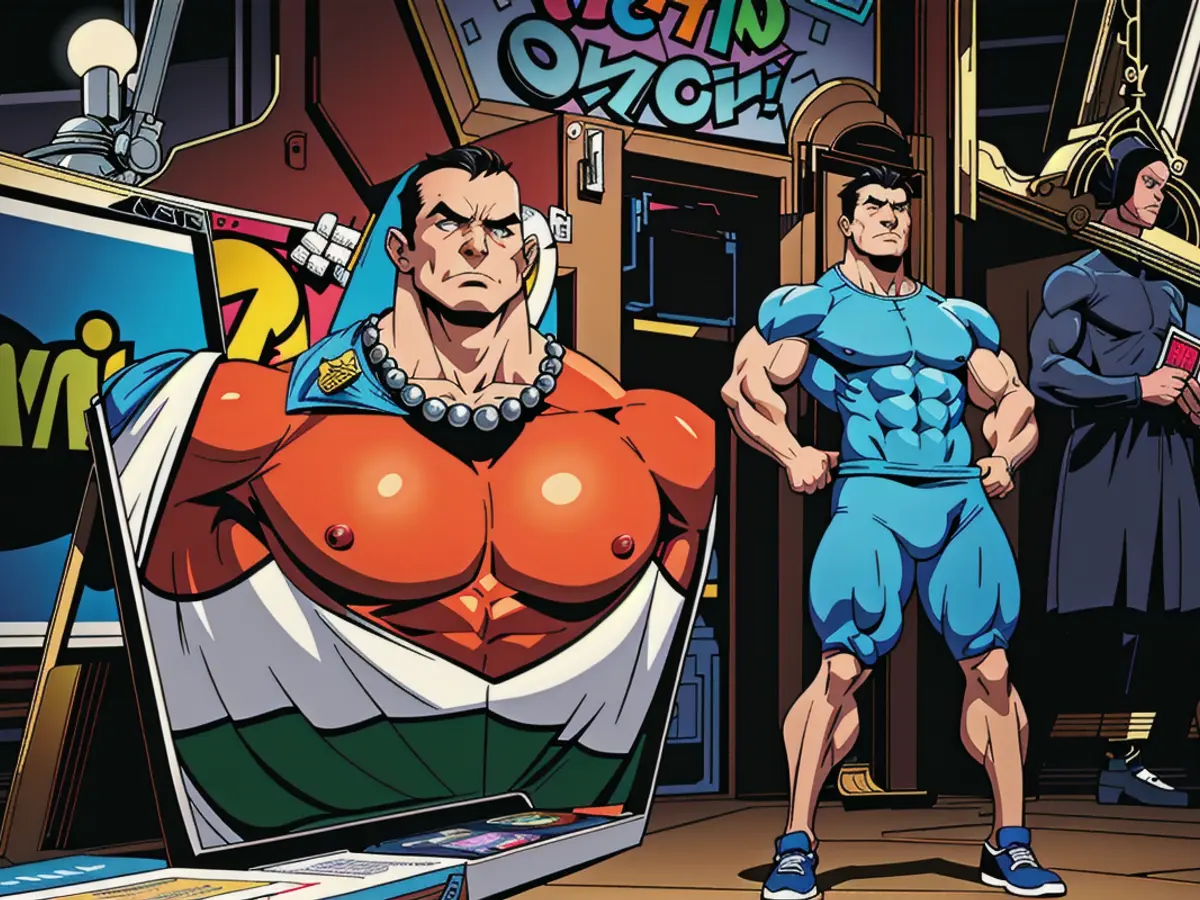 Protesters from the Markazi Muslim League in Pakistan set ablaze an Indian flag, demonstrating...