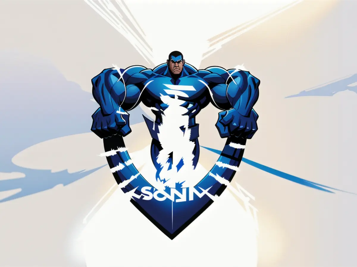 Hot air balloon riders got an unexpected show as a Blue Peter icon sunbathed topless on her...