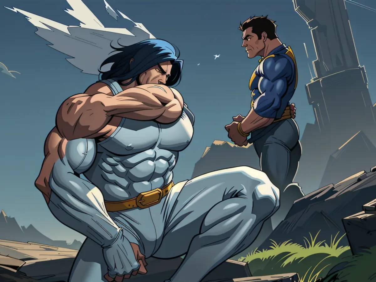 Free-flying glider soaring through the skies