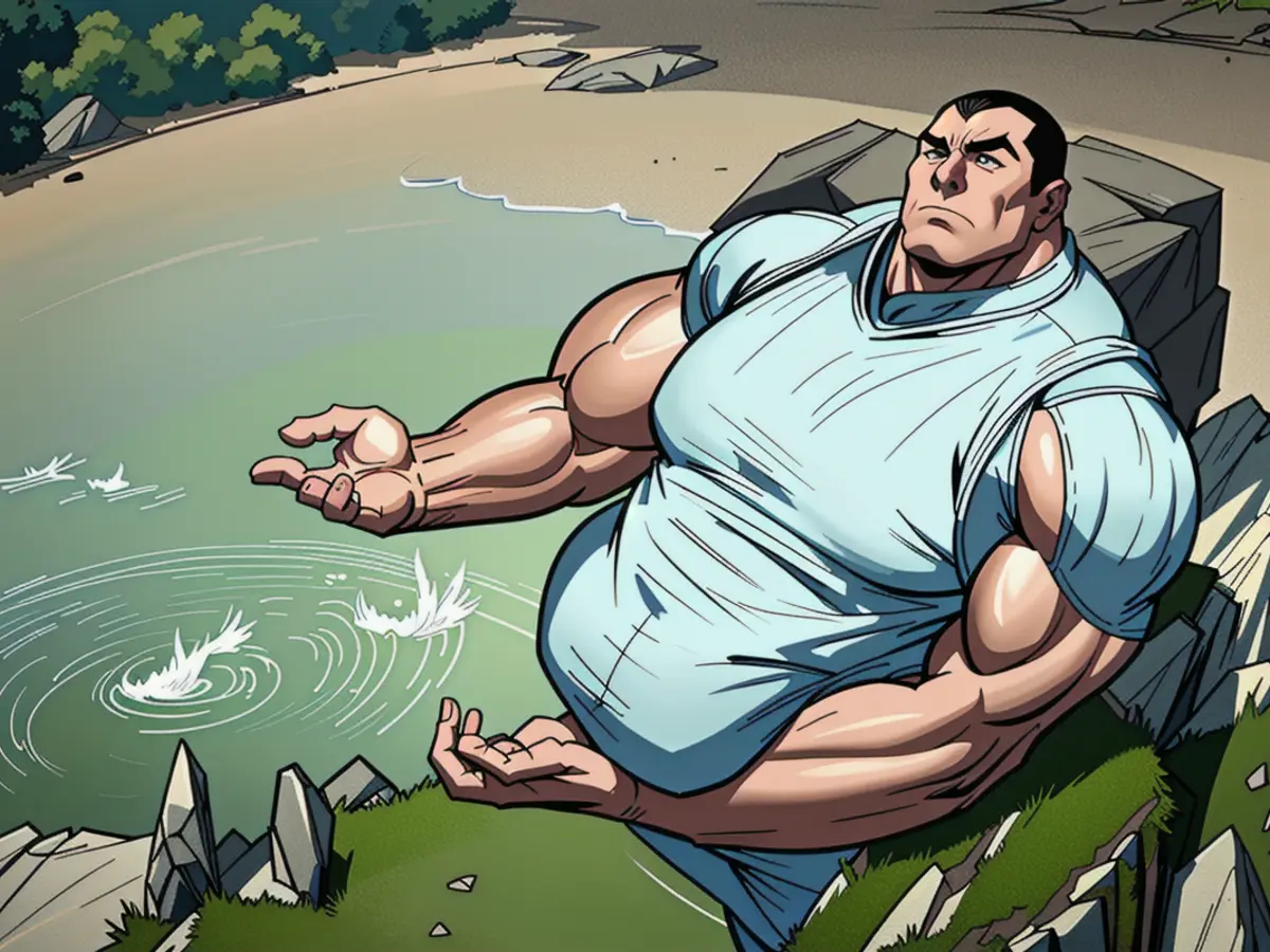 Inundated lowlands, with Lonza river overflowing its banks