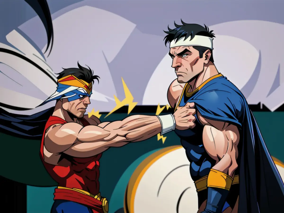 Opportunities arose for Daniel Altmaier in the final set.