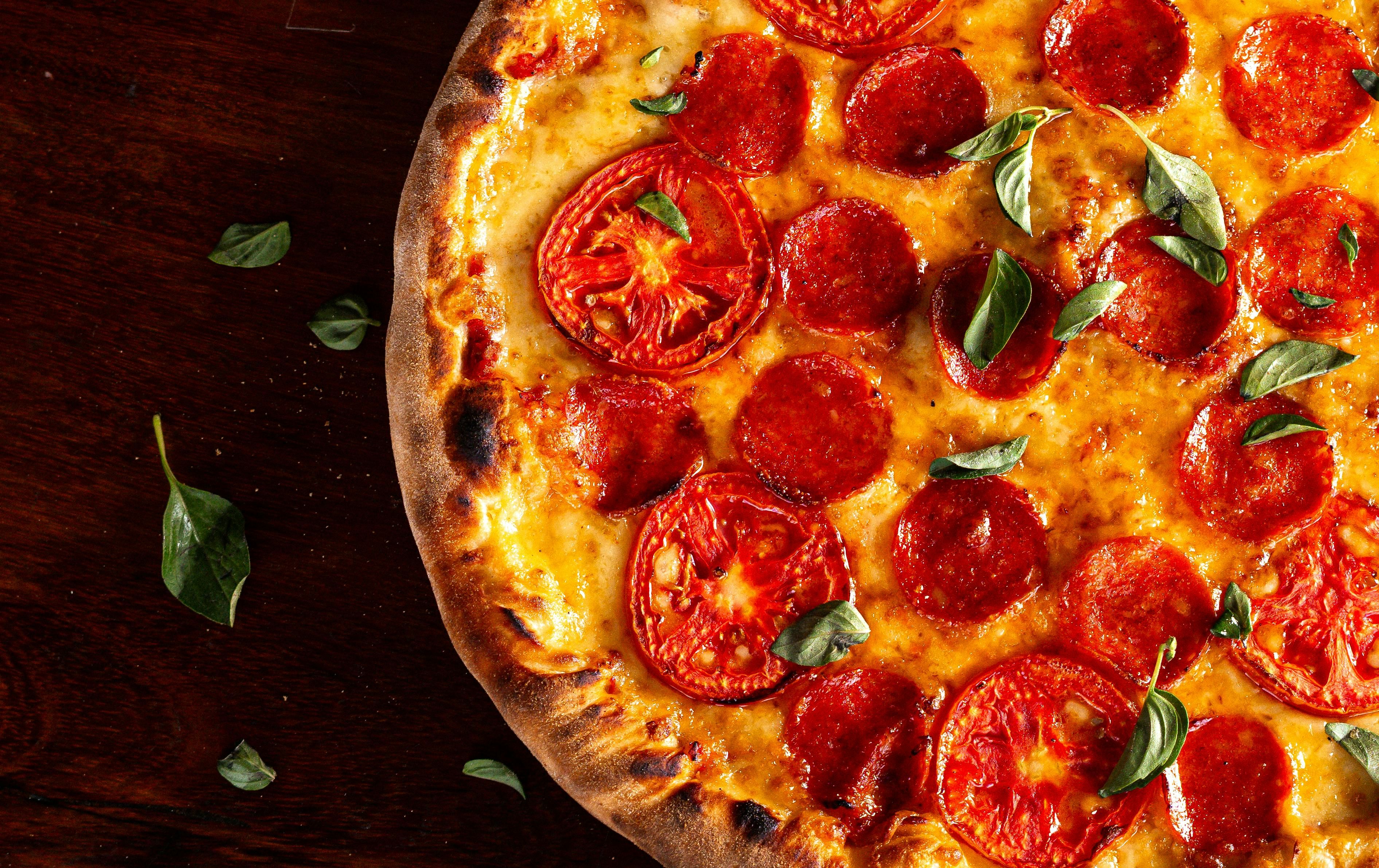 Baked Pizza Dish Prepared