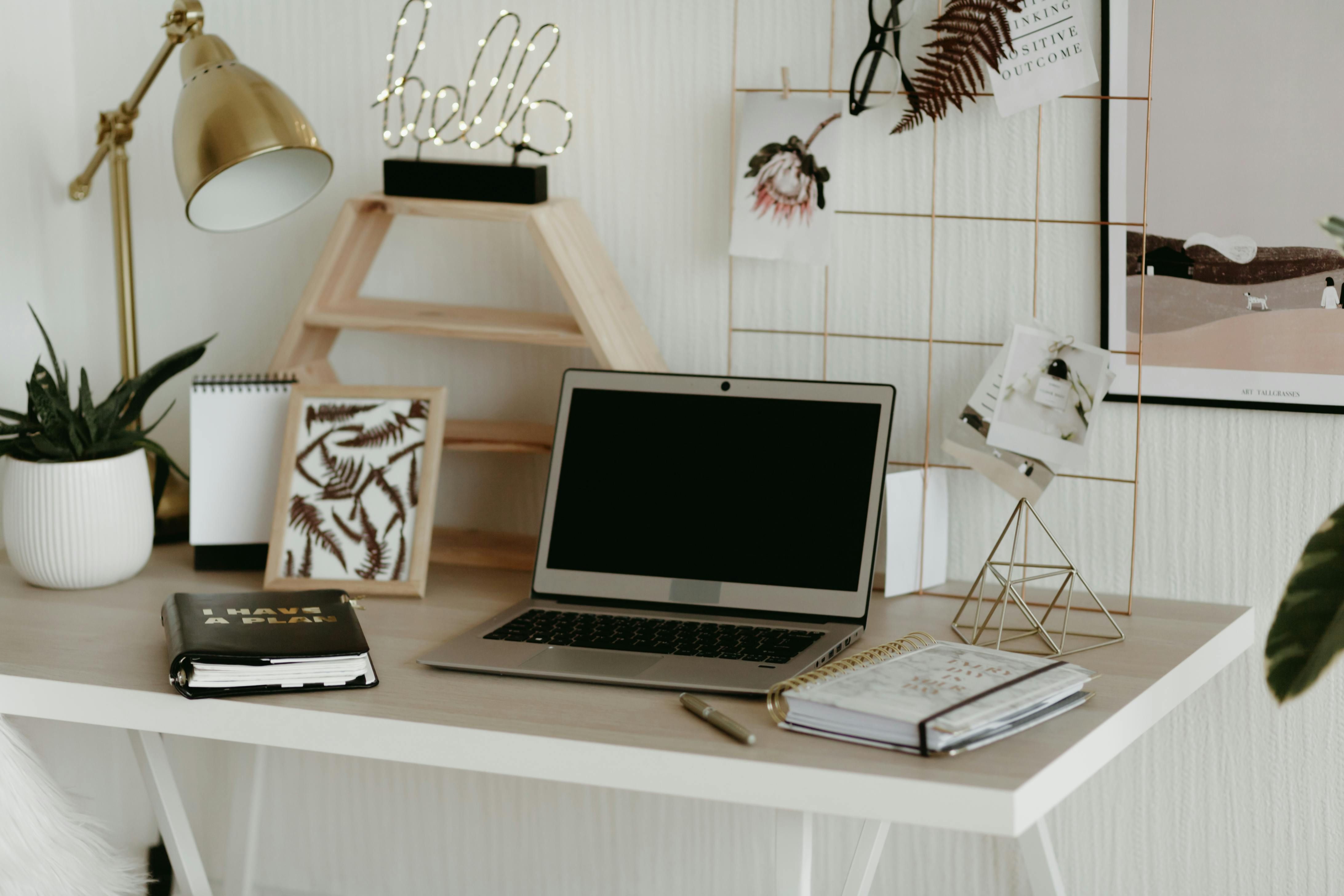 Image of a desk with a concealed wine rack pictured from the reviewer's angle. Image showing a wine rack hidden beneath a desk in a picturesque setting