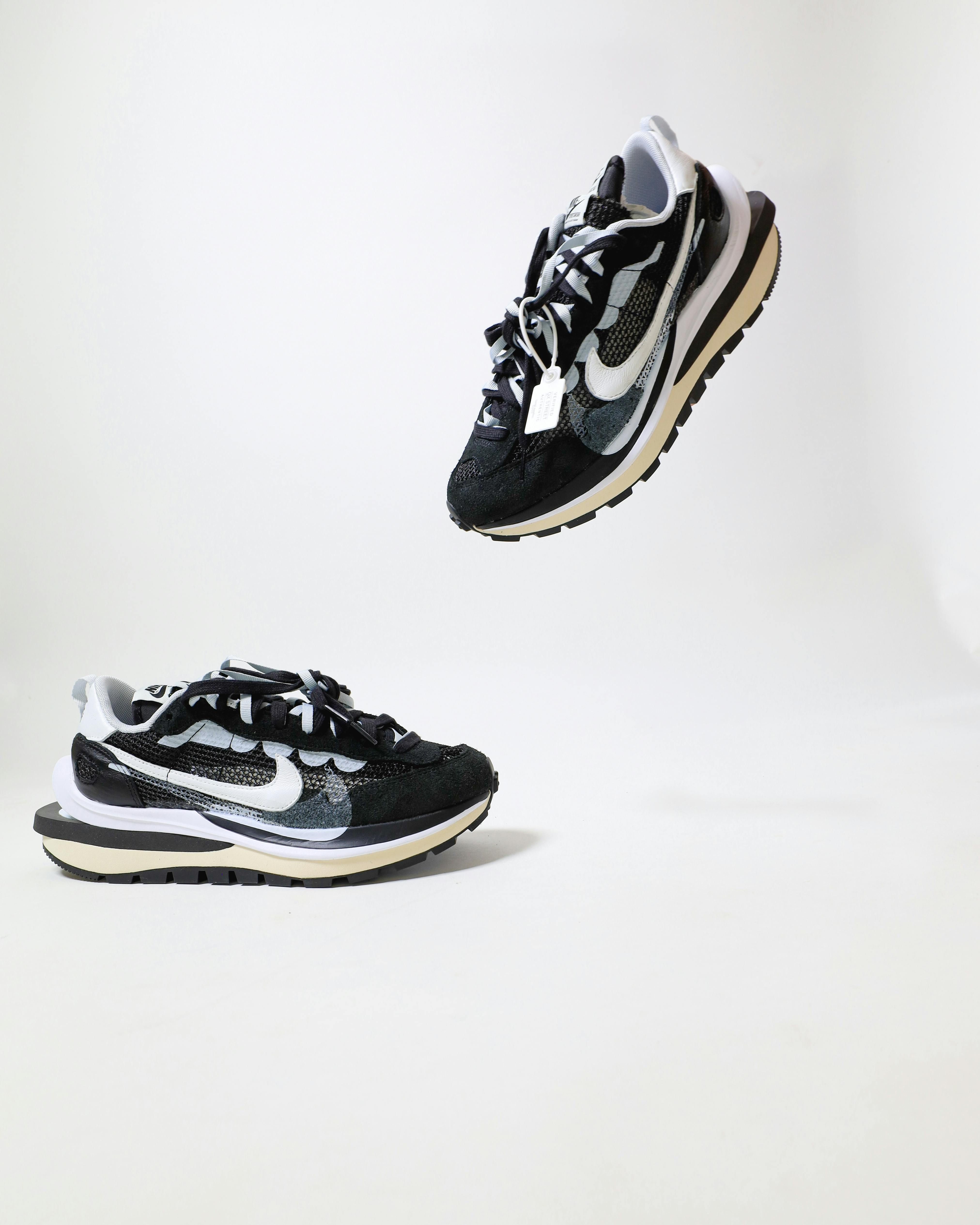 Nike's React Infinity Run Flyknit 2 shoes available in a classic black and white colorway Nike's React Infinity Run Flyknit 2 Sneakers come in a classic black and white design.