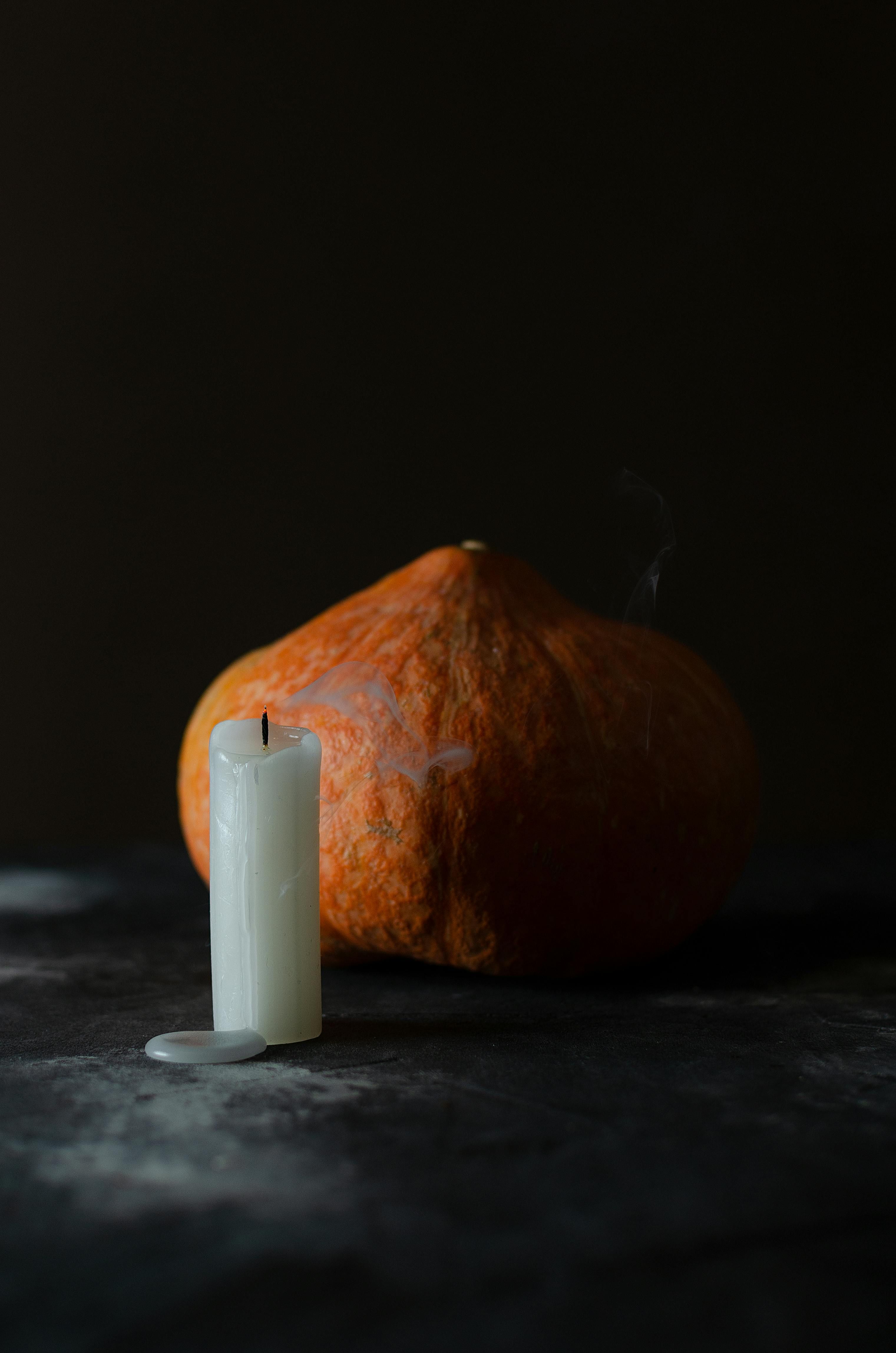 Triple-Wick Pumpkin and Tonka Scented Candle Three-Candle Set with Pumpkin and Tonka Scents