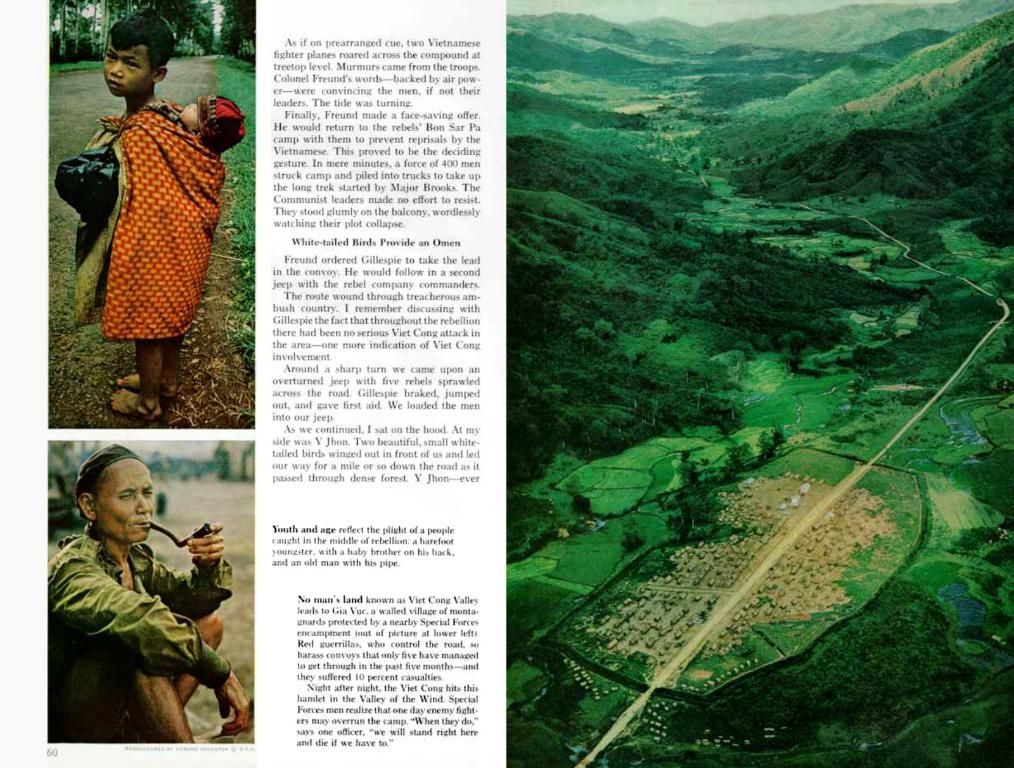 Unsettling landscape captures: Infamous cult's secluded hideout revealed through society's blind eye