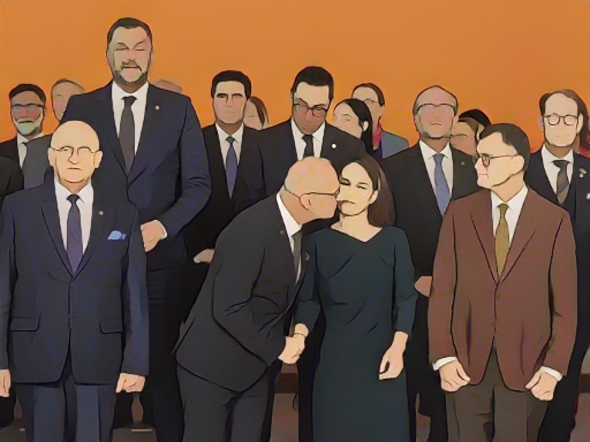 Kiss for Baerbock: Croatia's foreign minister apologizes