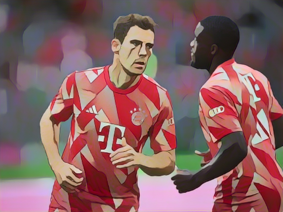FC Bayern with Goretzka and Upamecano against BVB