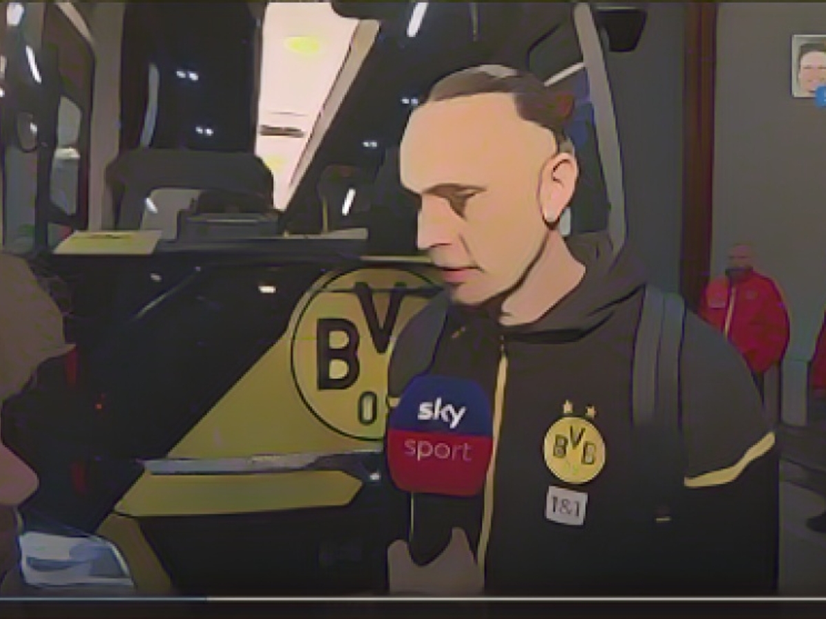 BVB starting eleven star in an interview shortly before kick-off