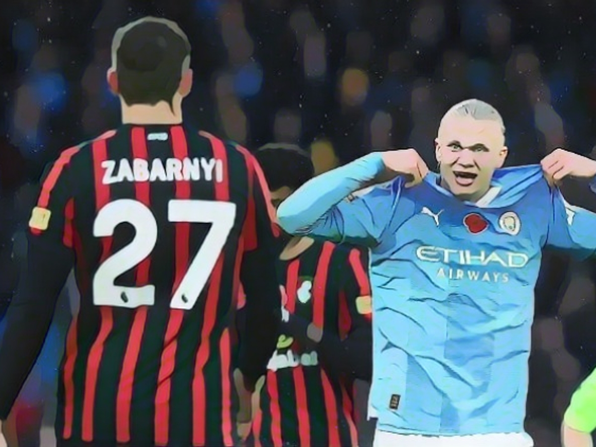 Man City score six times and worry about Haaland