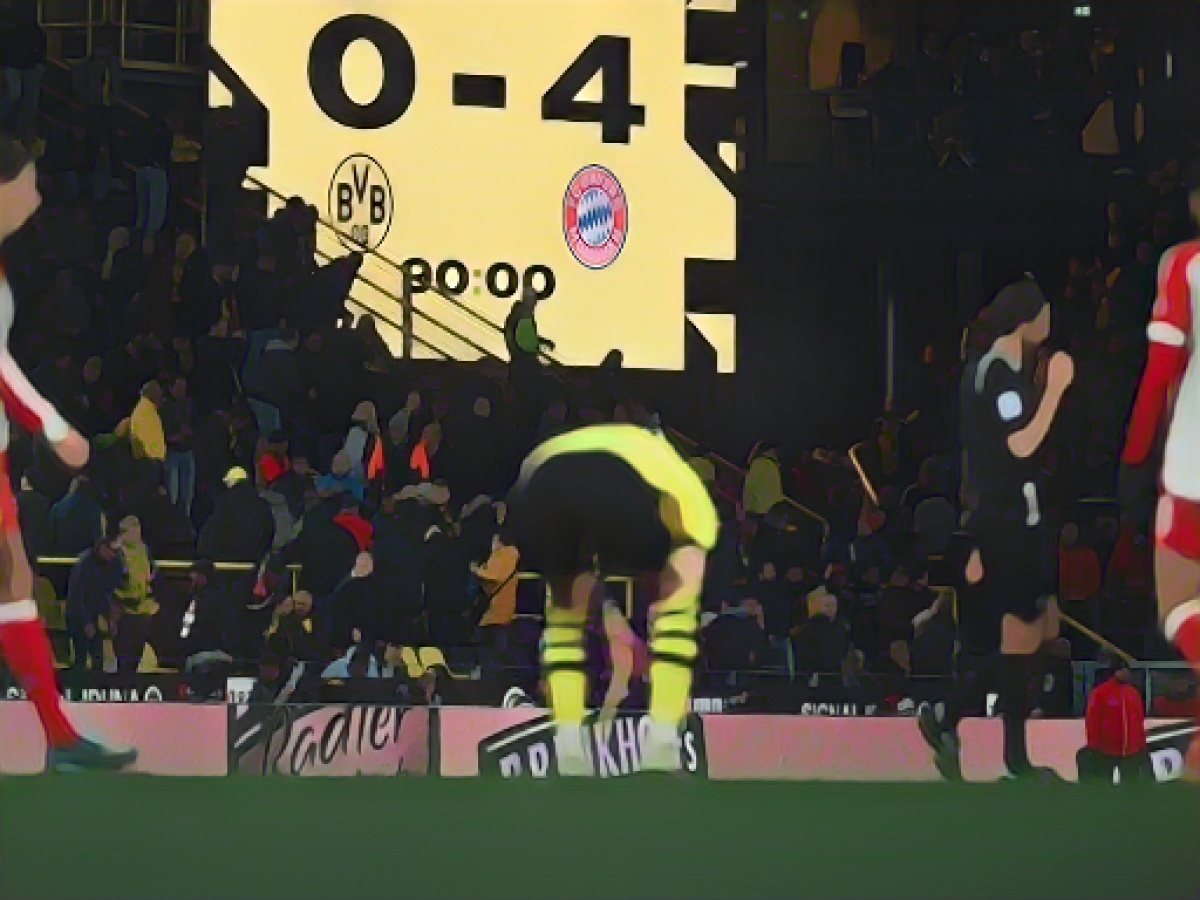 "Extremely frustrating evening": BVB humiliation at an inopportune time