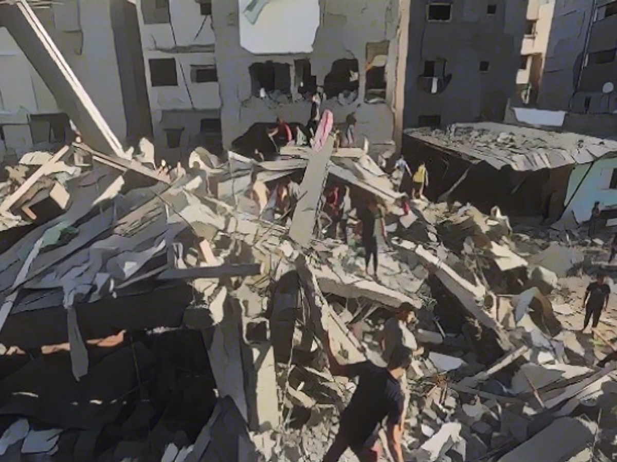 Hamas health ministry reports more than 200 dead in night-time attacks