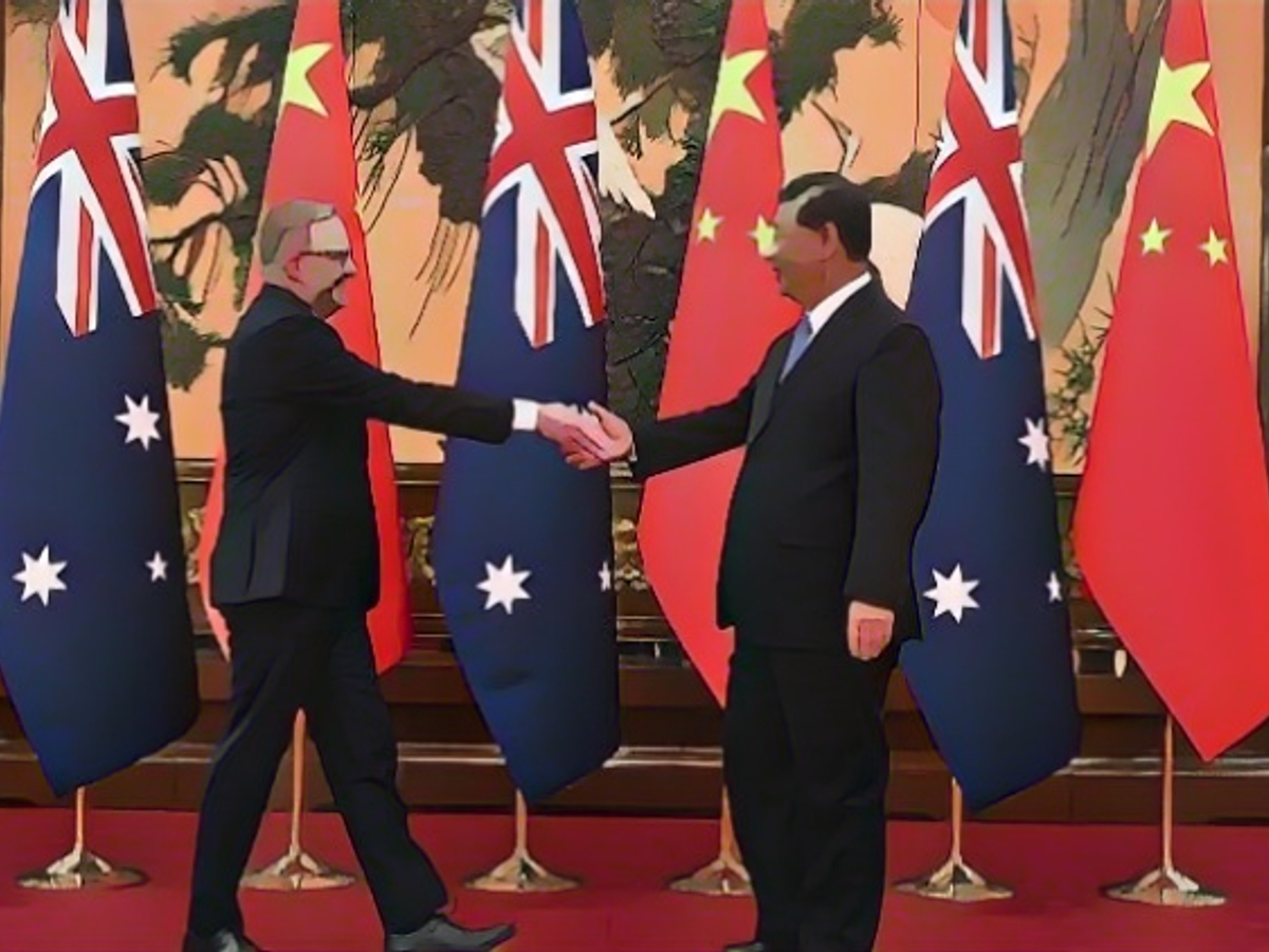 Australia's prime minister received by China's head of state Xi