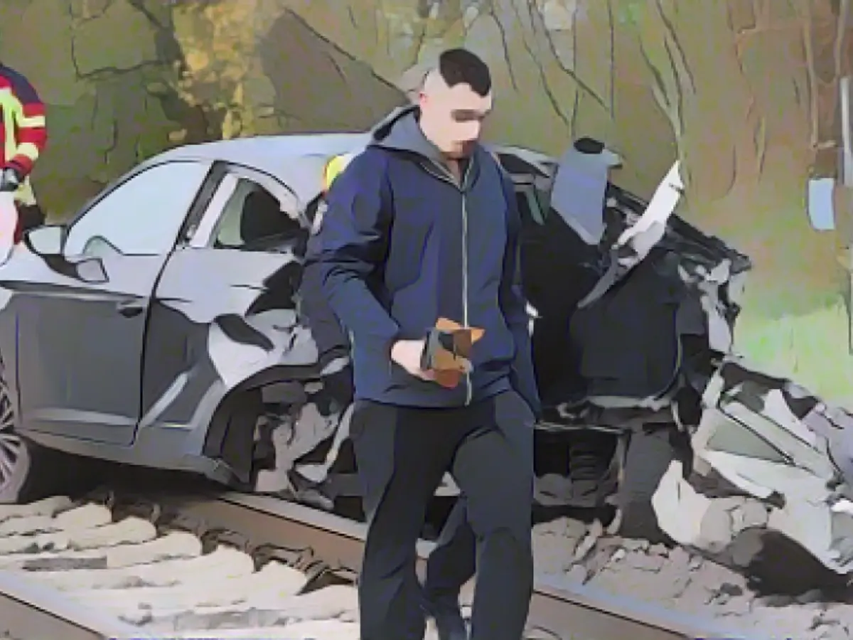 A train crushed my car