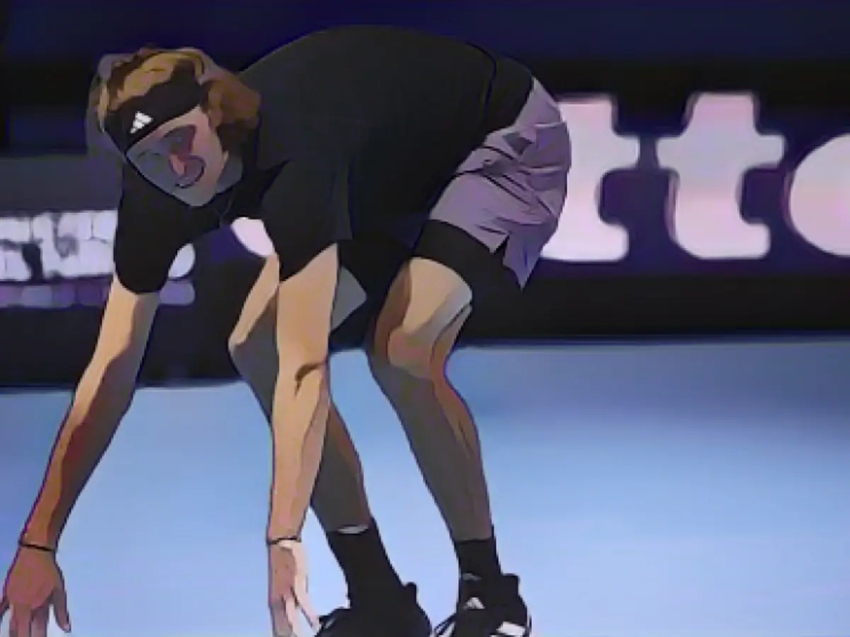 Zverev first twisted his ankle, then cleaned up Alcaraz