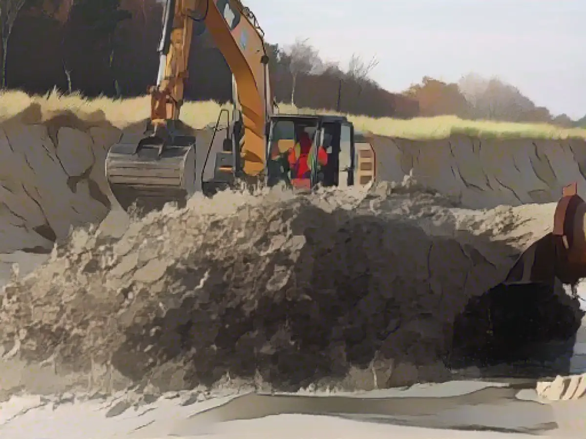 "Sand and water march!": Reinforcing the dunes on the Darß