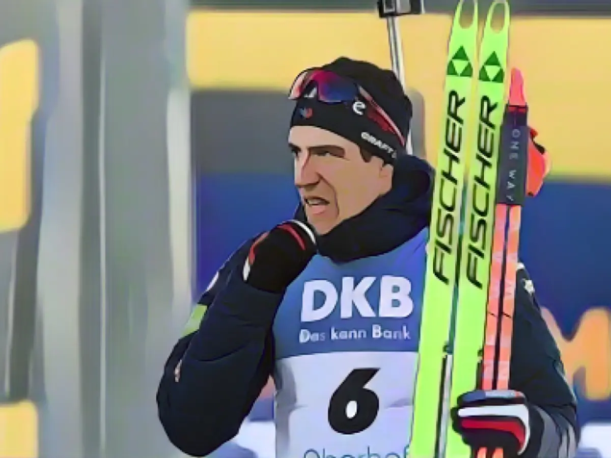 Hospital shock for biathlon star