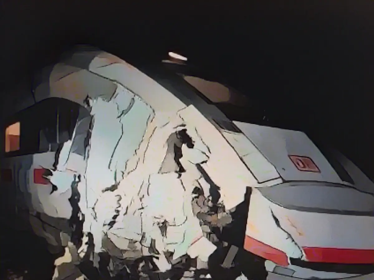 ICE crashes into stationary regional train