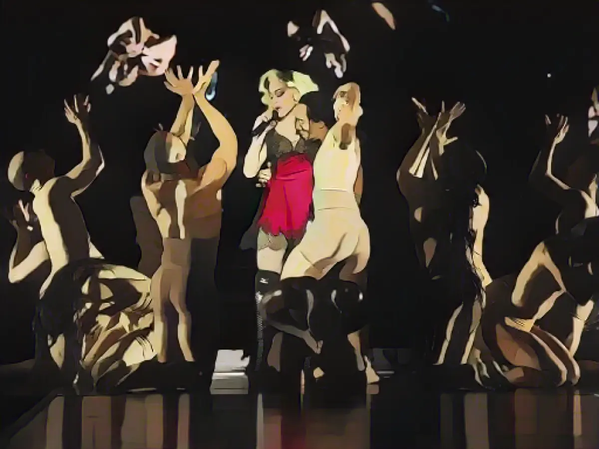 Celebrated pop icon: Madonna gives concert in Cologne