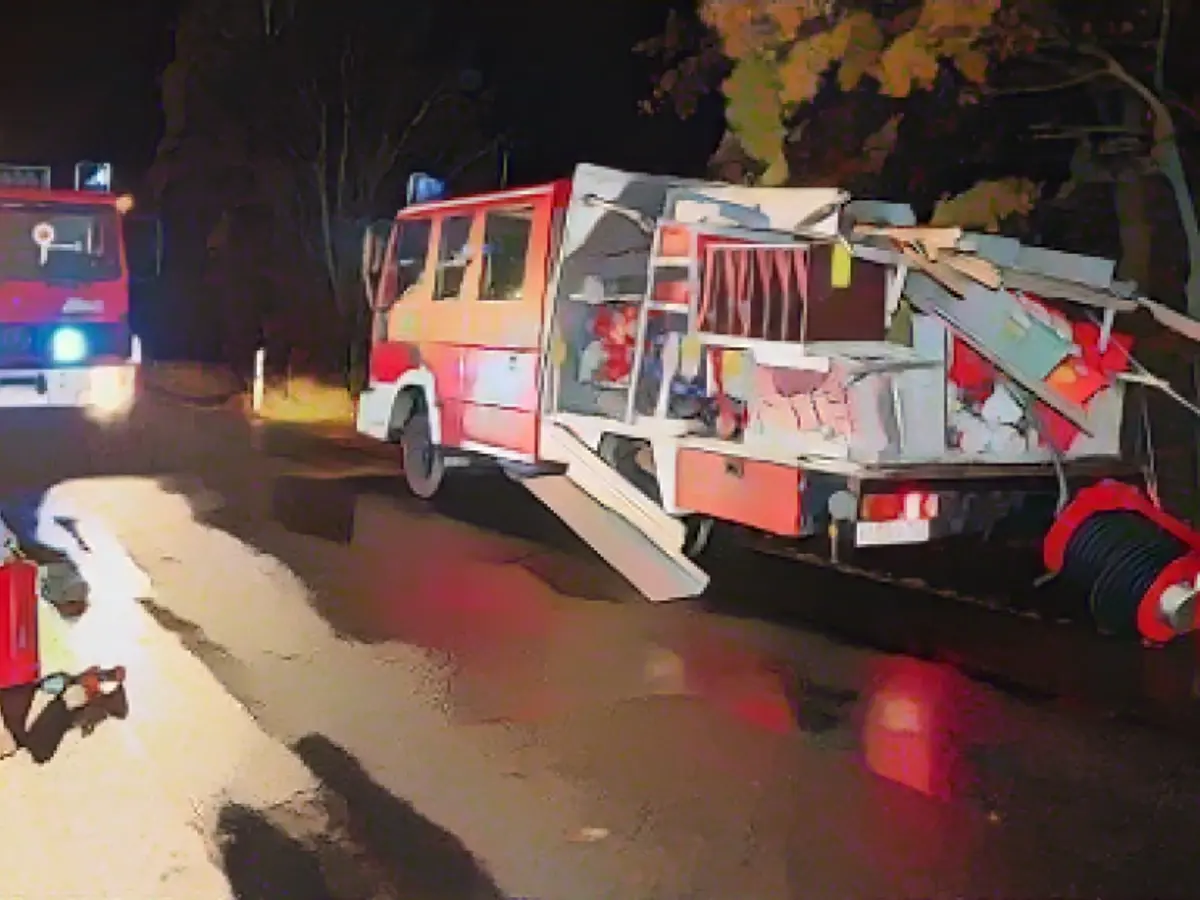 Fire department wrecked during emergency drill