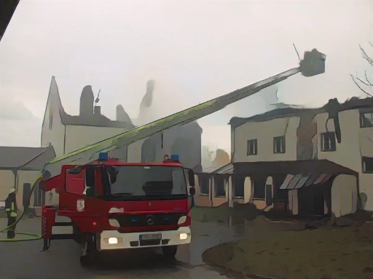 Arson not ruled out after fire in four-sided farmhouse