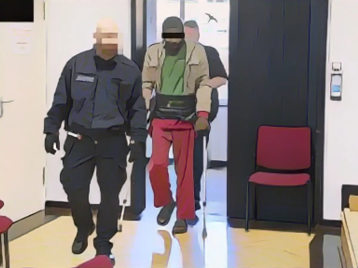 Not even gunshots could stop the knife fugitive