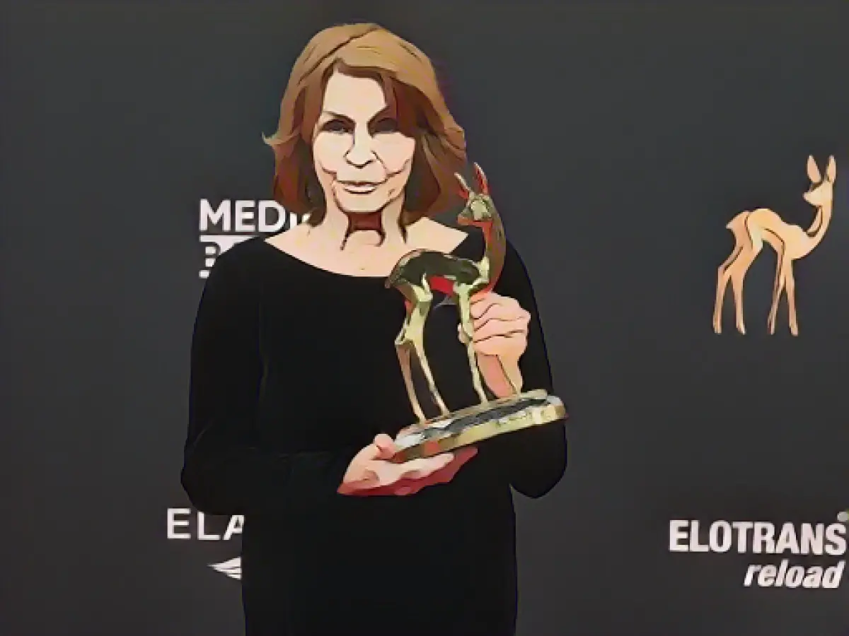 Also at the fourth "Bambi": actress Berger nervous