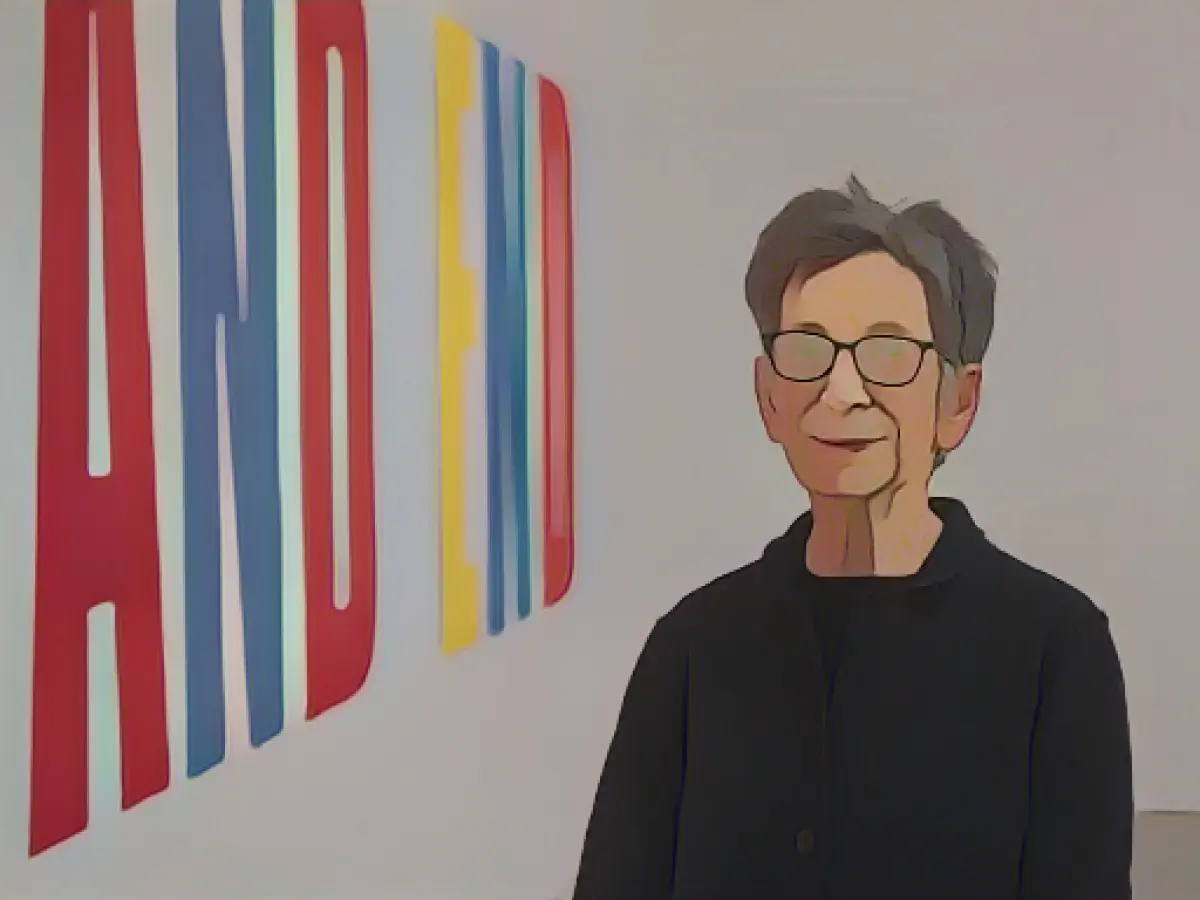 Kay Rosen's first own exhibition in Europe