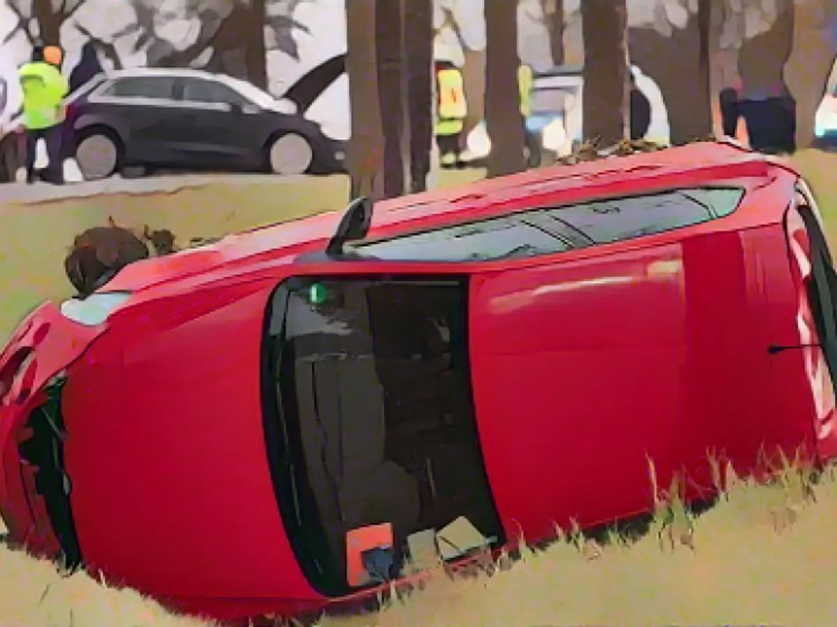 Several injured in mass crash