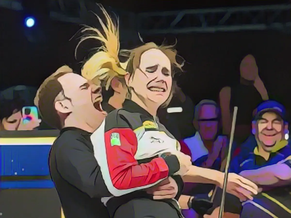 We are married and billiard world champions