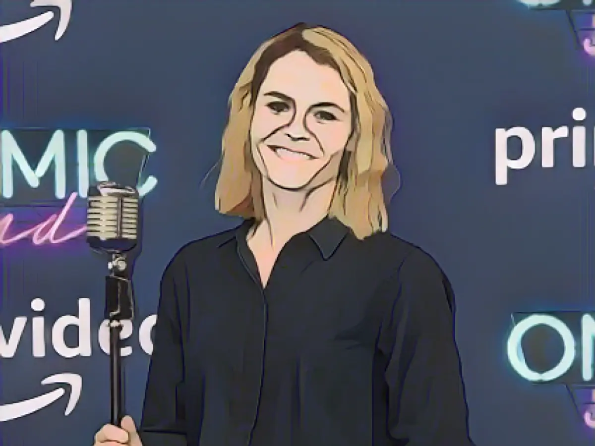 This is stand-up comedian Hazel Brugger