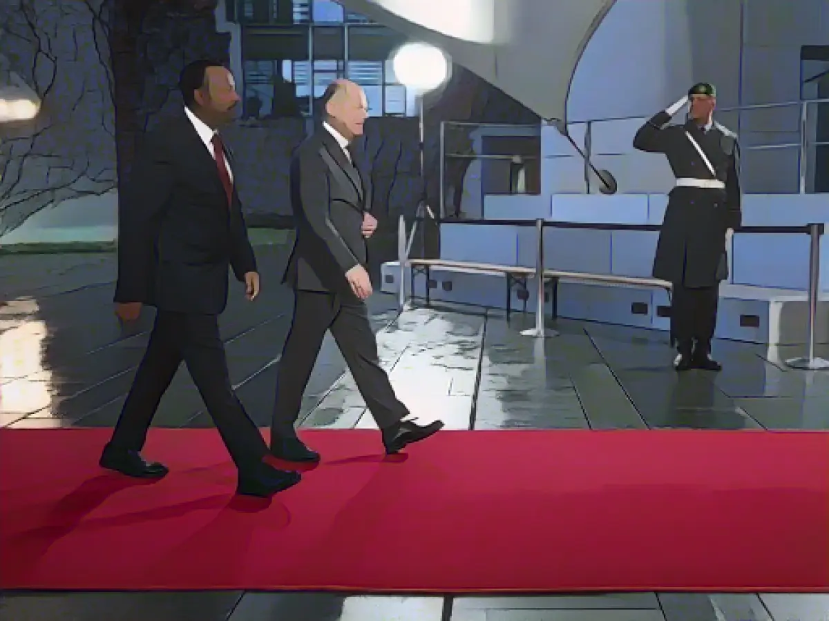 Africa summit with numerous heads of state and government