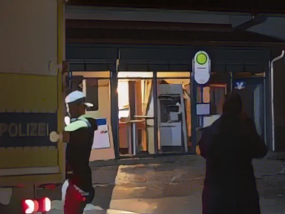 Vending machine blast in the Odenwald